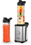 Personal Mini Blender Smoothie Maker Single Service for Shakes and Smoothie, homgeek Portable Small Fruit Vegetable Milk Countertop Mixer Juicer Cup with Travel Lid 600ml Tritan Travel Sport Bottle